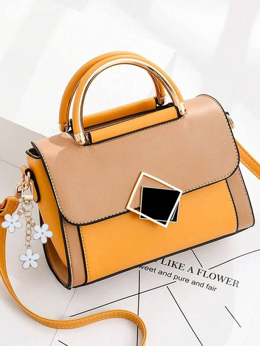 Sac bandoulière chic pour femme matiere skai