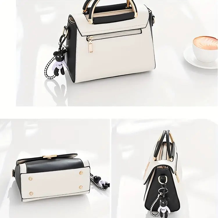 Sac bandoulière chic pour femme matiere skai