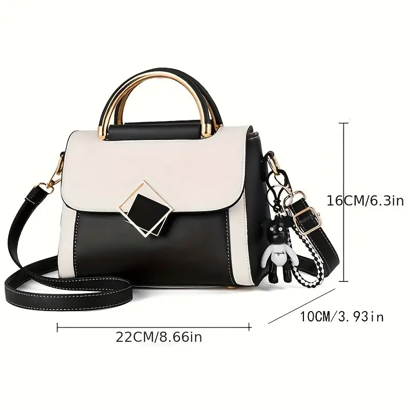 Sac bandoulière chic pour femme matiere skai